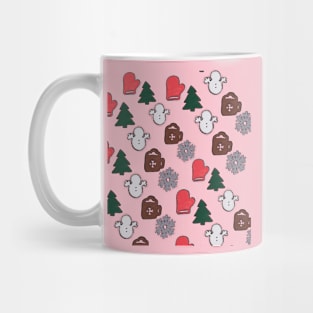 Element Christmas Day format pattern Mug